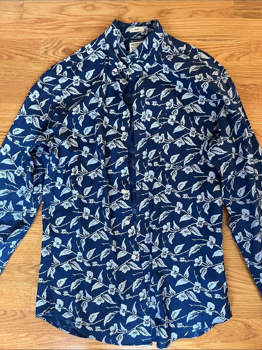 Men’s Floral J Crew Button Down